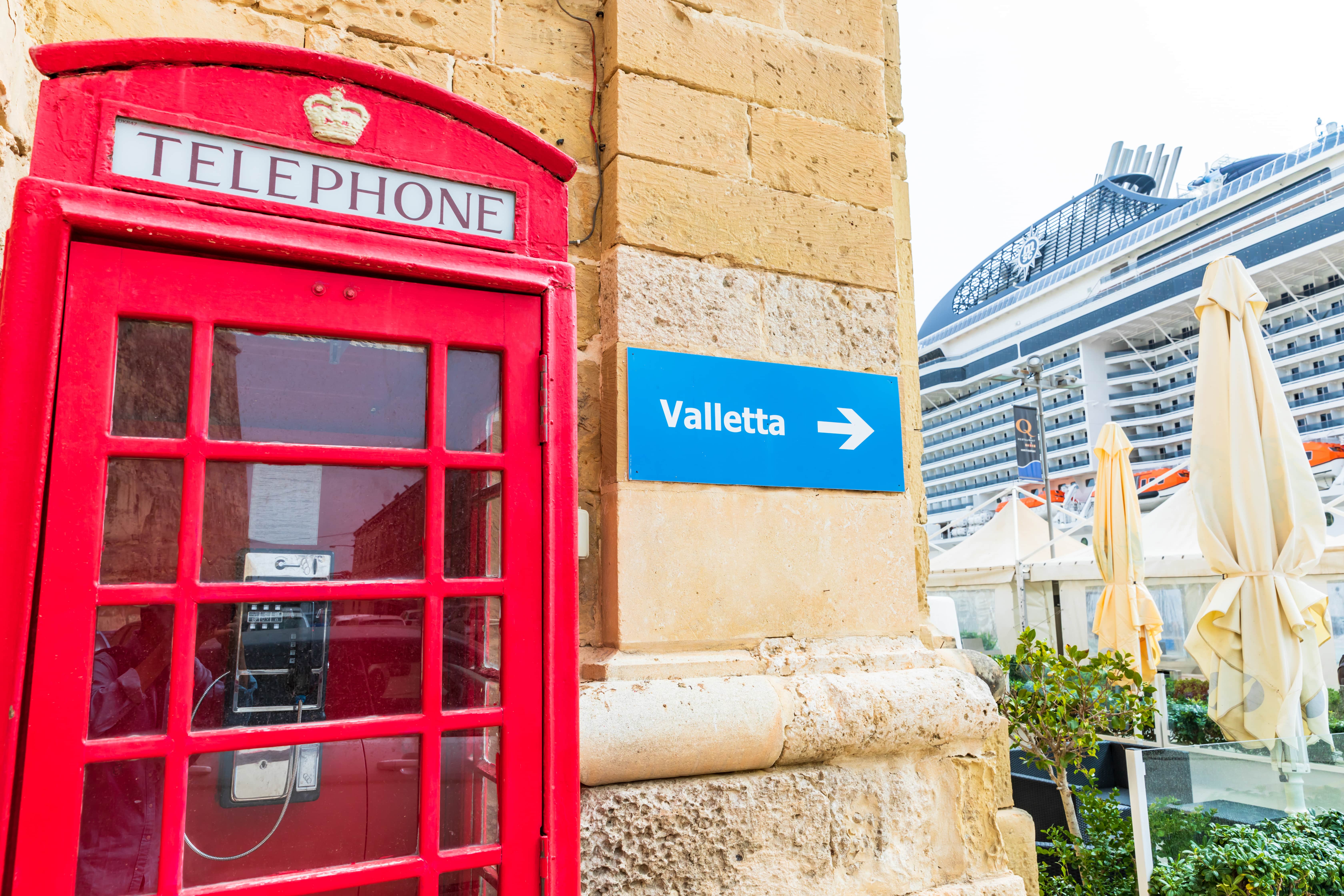 Telephone Box in Valletta