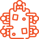 CEO and Management Committee orange icon